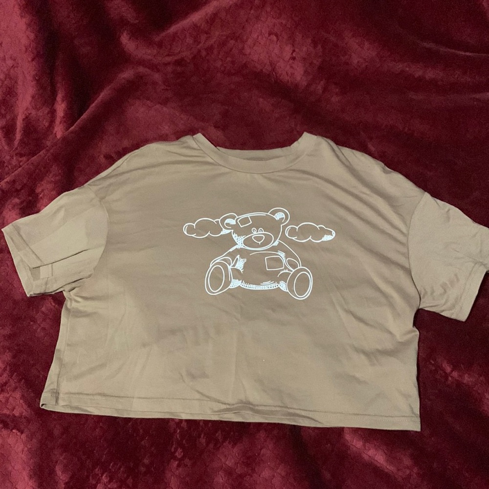 Teddy bear crop top